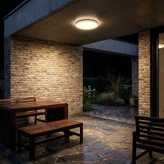 Solight LED lighting Corato with adjustable wattage and CCT, IP54, 12-18-24W, max. 2400lm, 3CCT, 30cm