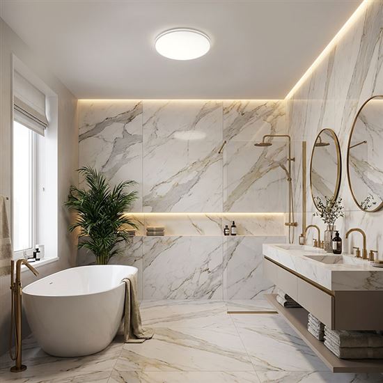 Solight LED lighting Corato with adjustable wattage and CCT, IP54, 12-18-24W, max. 2400lm, 3CCT, 30cm