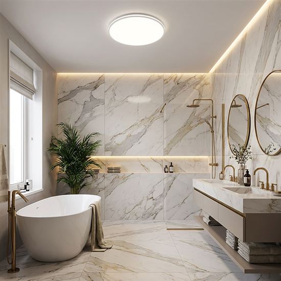 Solight LED lighting Corato with adjustable wattage and CCT, IP54, 21-32-42W, max. 4200lm, 3CCT, 38cm