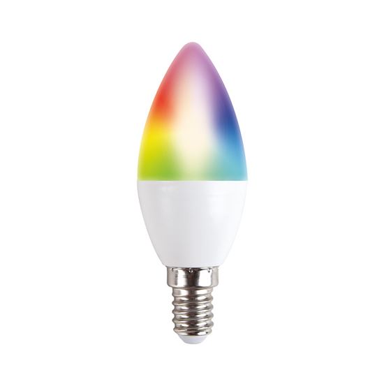 Bedrog automaat pack Solight LED SMART WIFI bulb, candle C37,5W,E14, RGB, 400lm | SOLIGHT