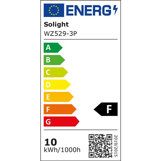Solight LED žárovka 3-pack, klasický tvar, 10W, E27, 3000K, 270°, 900lm, 3ks v balení