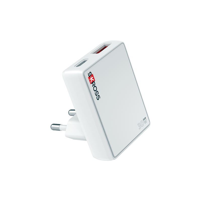 SKROSS USB A+C nabíječka Slim charger 30W EU, typ C