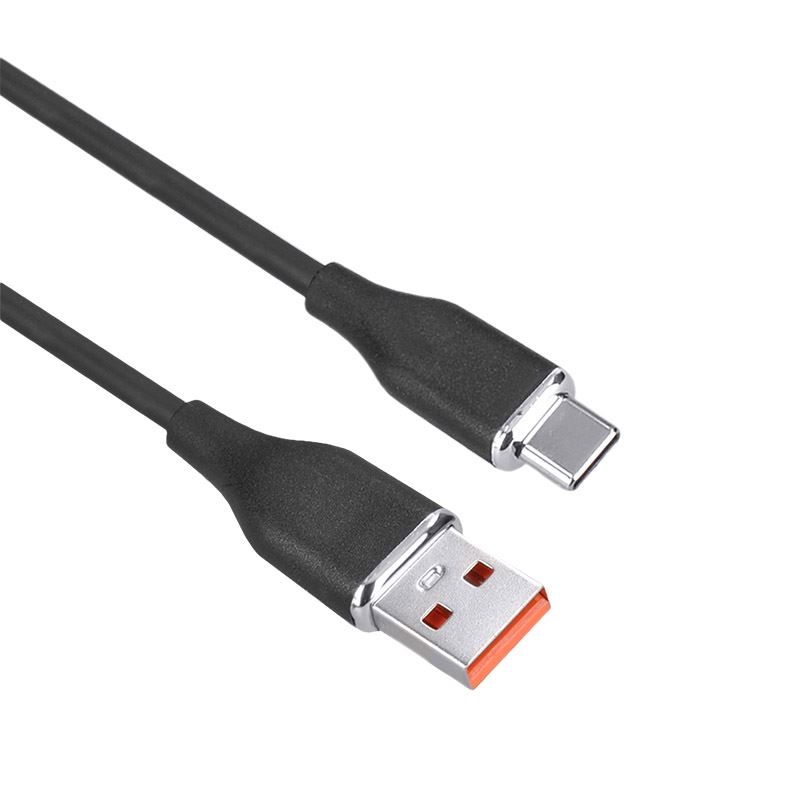 Solight USB-C cable, USB 2.0 A connector - USB-C 3.1 connector, silicone, 1m