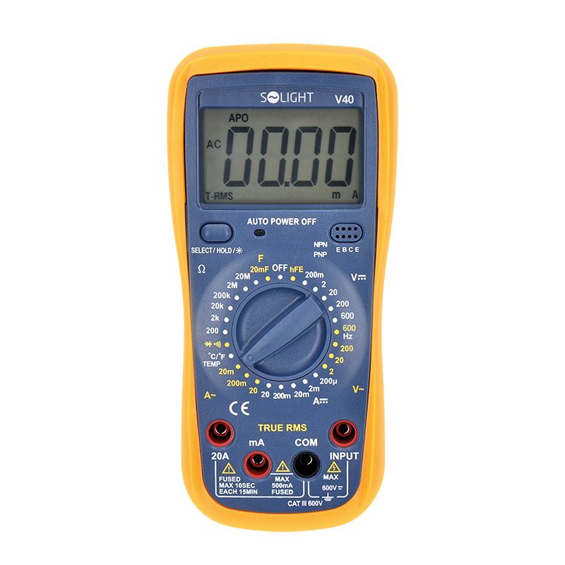 Solight professional multimeter, true RMS