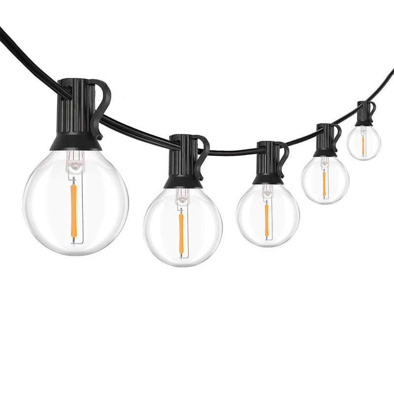 Solight LED venkovní řetěz s žárovkami, 10 žárovek, 5m+3m, 500lm, teplá bílá