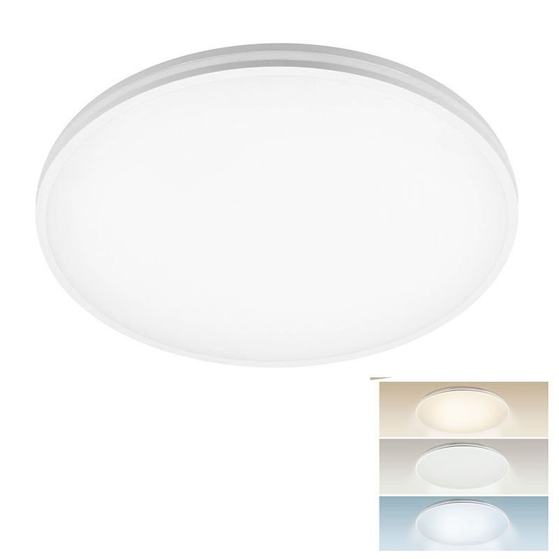 Solight LED lighting Corato with adjustable wattage and CCT, IP54, 16-24-32W, max. 3200lm, 3CCT, 38cm