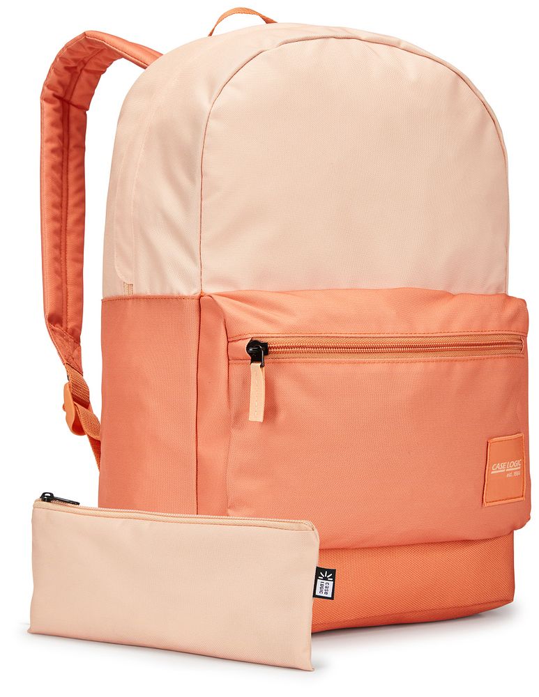 Case Logic Commence batoh z recyklovaného materiálu 24 l CCAM1216 - Apricot/Coral