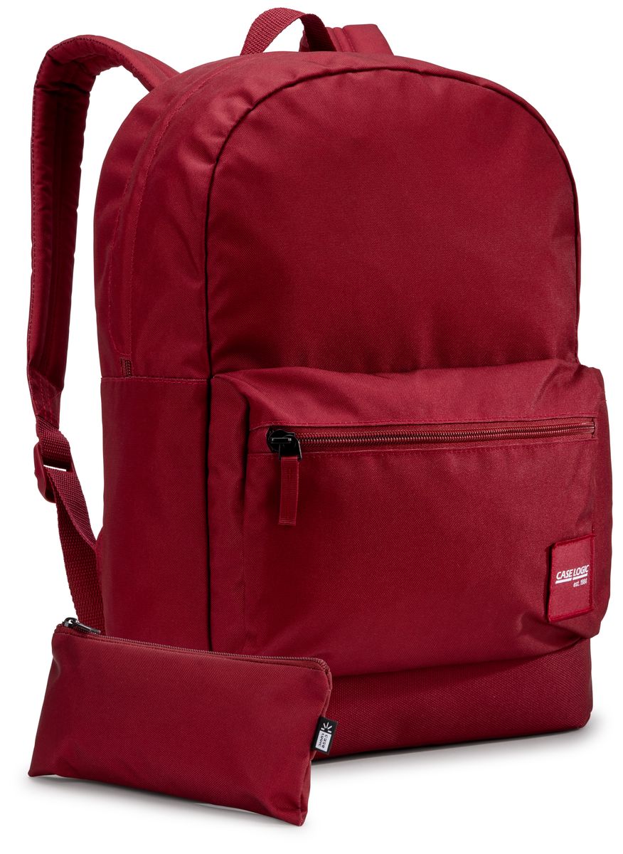 Case Logic Commence batoh z recyklovaného materiálu 24 l CCAM1216 - Pomegranate Red