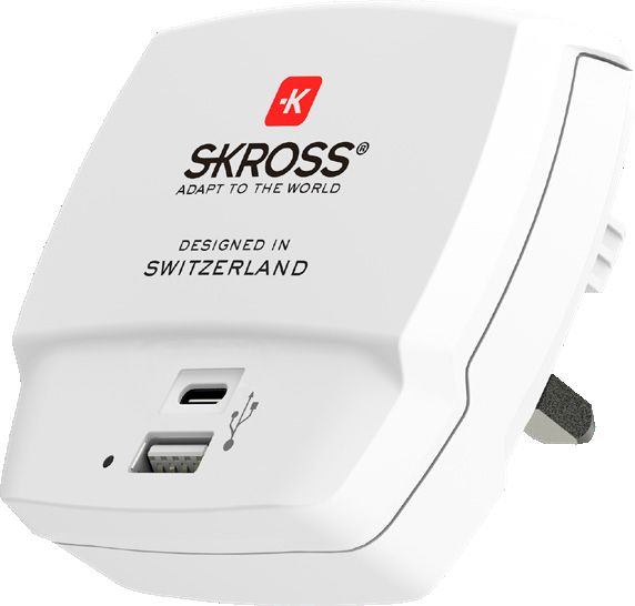 SKROSS USB nabíjecí adaptér Type-C UK, 5400mA max.