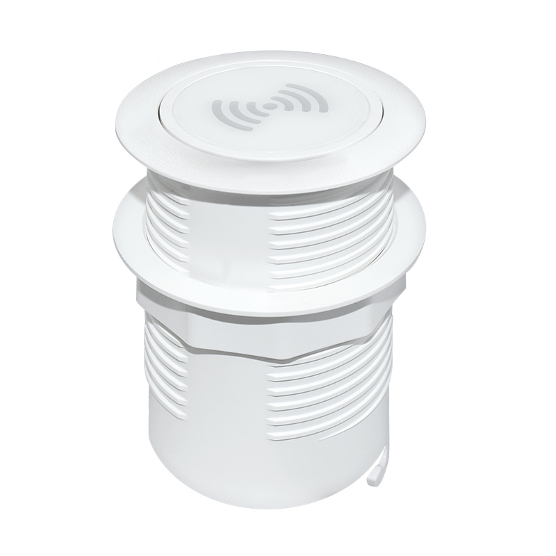 Solight bezdrátová 15W + USB A+C 20W PD výsuvná nabíječka, bílá DC64W-PD20