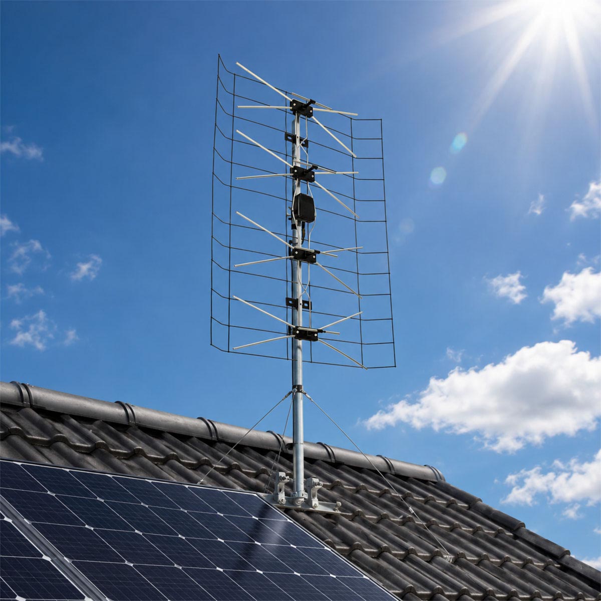 Solight venkovní anténa, DVB-T2, 11dB HN18