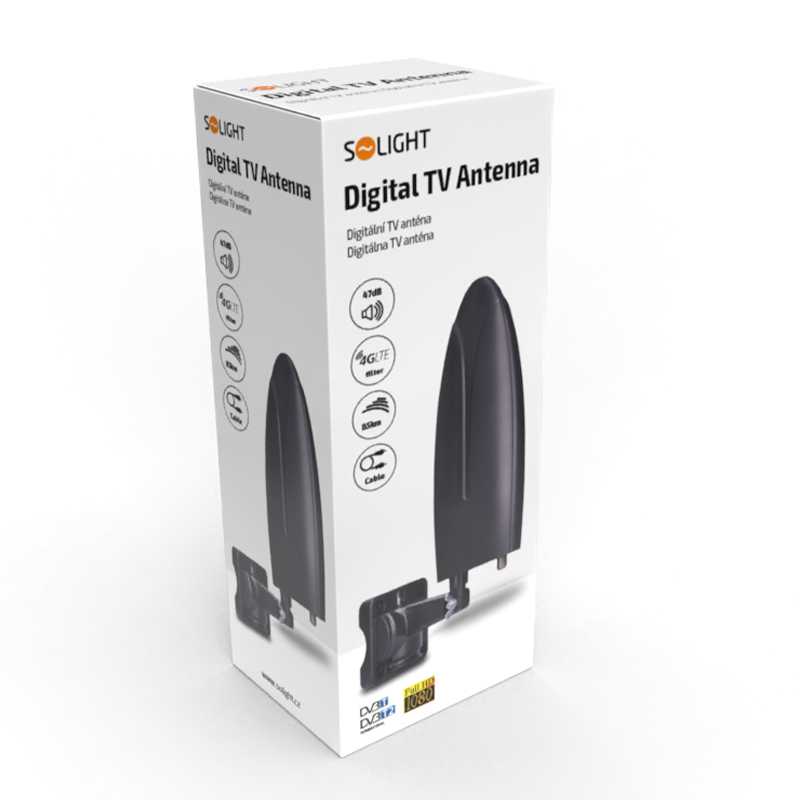 Solight venkovní anténa, DVB-T2, 47dB HN60