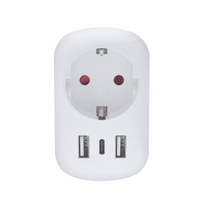 Solight cestovní adaptér s USB do Spojených států, typ B PA03USA