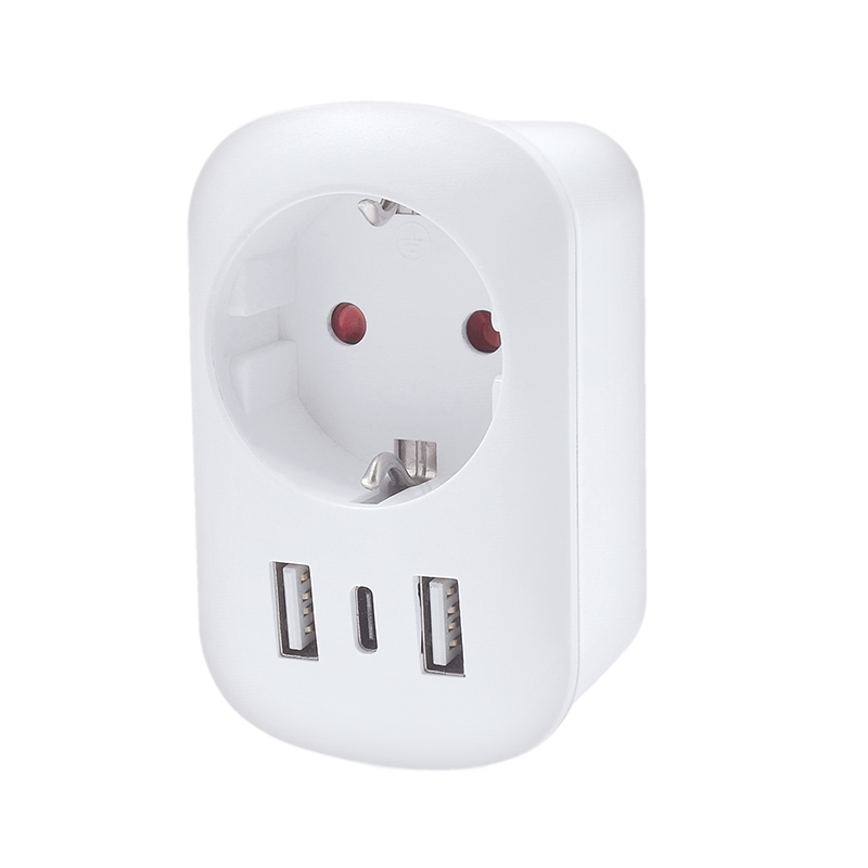 Solight cestovní adaptér s USB do Spojených států, typ B PA03USA