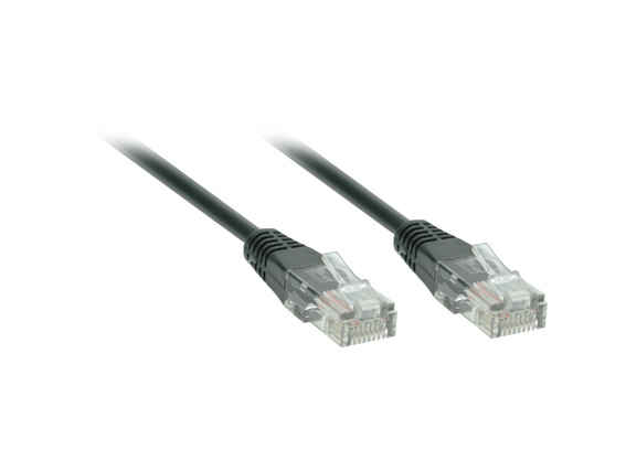 Solight UTP CAT.5E kabel, RJ45 konektor - RJ45 konektor, sáček, 3m