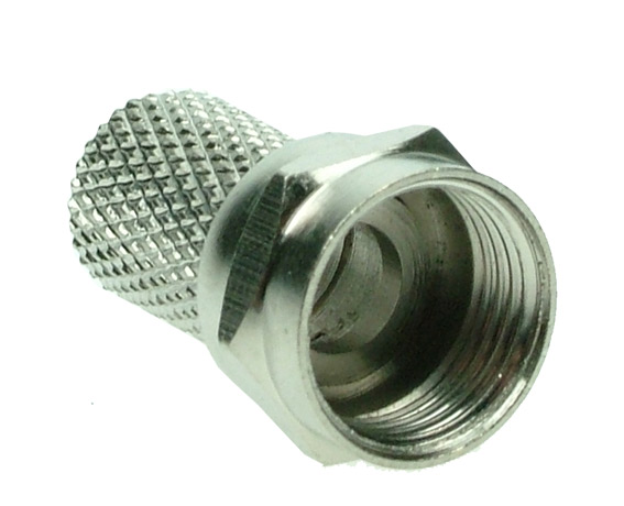 Solight anténní F-konektor, šroubovací, průměr: 6,5mm, 10ks, sáček
