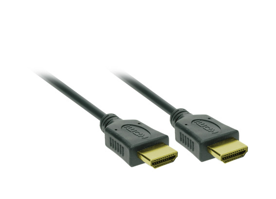 Solight HDMI kabel s Ethernetem, HDMI 1.4 A konektor - HDMI 1.4 A konektor, blistr, 2m