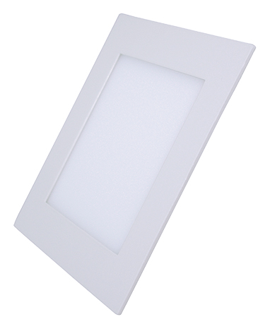 Solight LED mini panel, podhledový, 6W, 400lm, 3000K, tenký, čtvercový, bílý