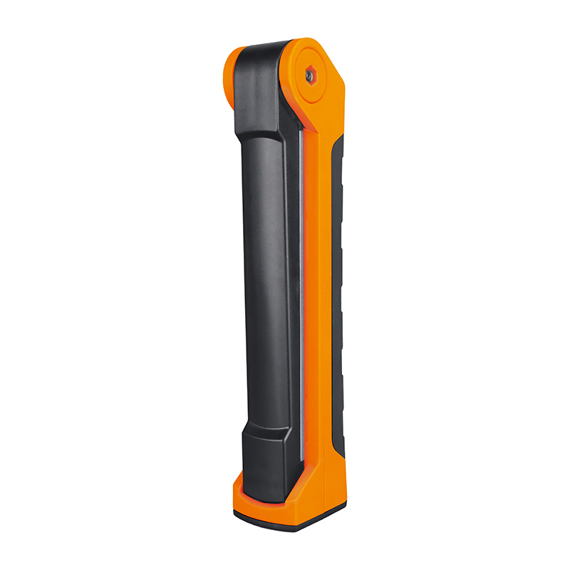 Solight pracovní nabíjecí LED lampa, 500lm + 70lm, COB, Li-Ion, USB, černooranžová WM20