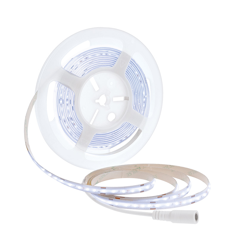 Solight LED COB pásek, sada s adaptérem, vypínač, 5m, 8W/m, 800lm/m, studená bílá WM59-CW