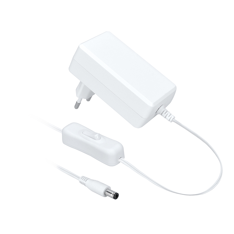 Solight LED COB pásek, sada s adaptérem, vypínač, 5m, 8W/m, 800lm/m, teplá bílá WM59-WW