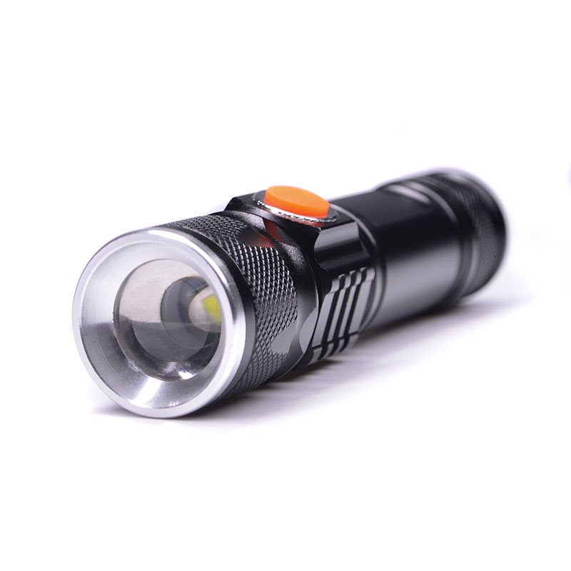 Solight LED nabíjecí kapesní svítilna, 200lm, 3W, zoom, Li-Ion WN31