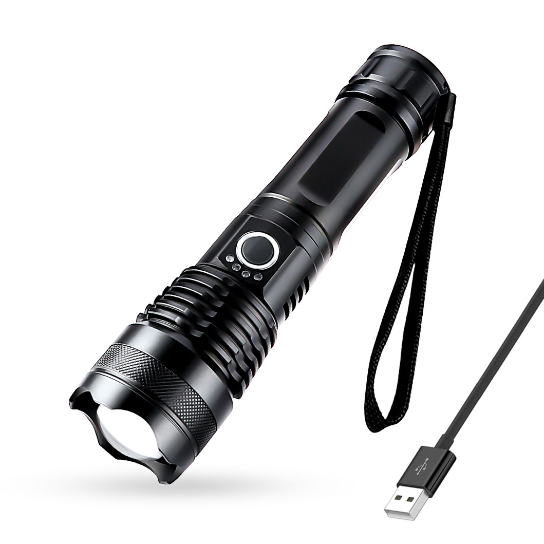 Solight LED nabíjecí svítilna, 1000lm, zoom, dárkové balení, Li-Ion WN34