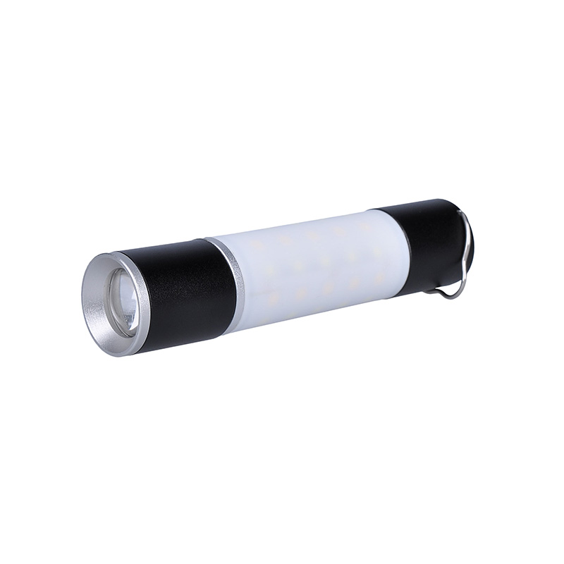 Solight LED nabíjecí ruční svítilna s kampingovou lucernou, 250lm, power bank, L
