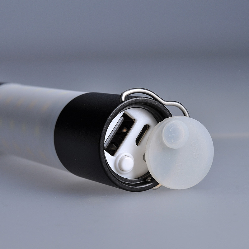 Solight LED nabíjecí ruční svítilna s kampingovou lucernou, 250lm, power bank, Li-Ion WN43