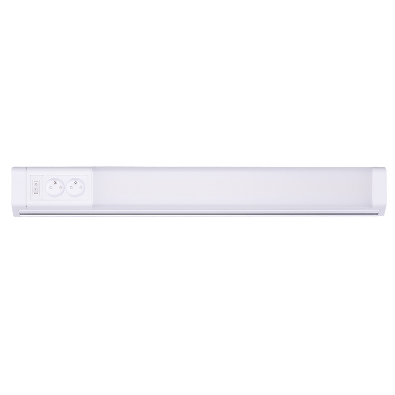 Solight LED kuchyňské svítidlo, 2x zásuvka, vypínač, 10W, 4100K, 51cm