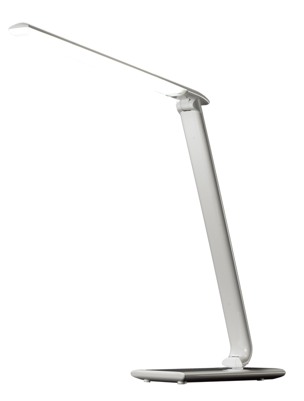 Solight LED stolní lampička stmívatelná, 12W, volba teploty světla, USB, bílý le