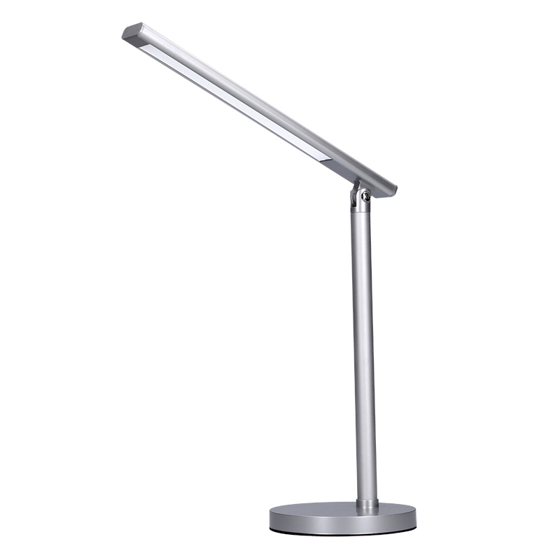 Solight LED stolní lampička, 7W, stmívatelná, změna chromatičnosti, stříbrná barva WO53-S