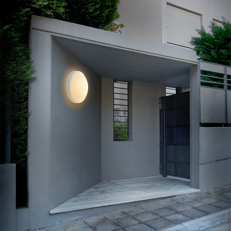 Solight LED venkovní osvětlení kulaté, 20W, 1500lm, 4000K, IP54, 20cm