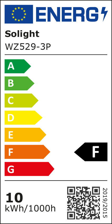Solight LED žárovka 3-pack, klasický tvar, 10W, E27, 3000K, 270°, 900lm, 3ks v balení WZ529-3P