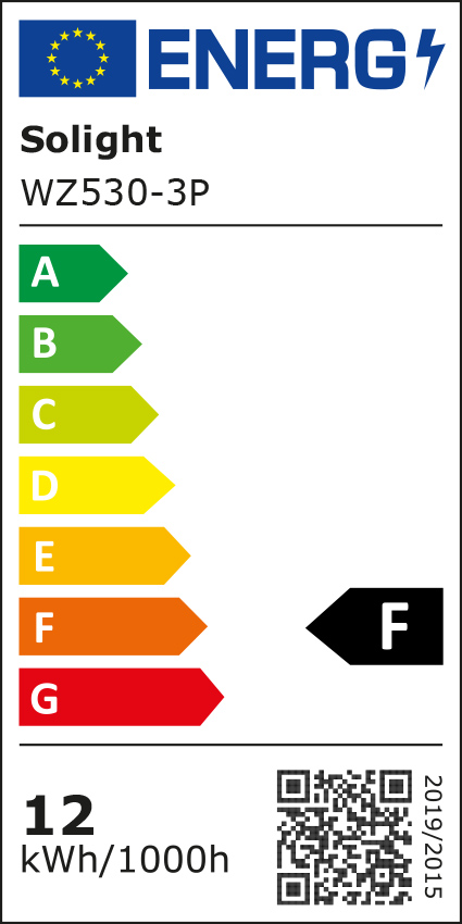 ECOLUX LED žárovka 3-pack, klasický tvar, 12W, E27, 3000K, 270°, 1080lm, 3ks v balení WZ530-3P